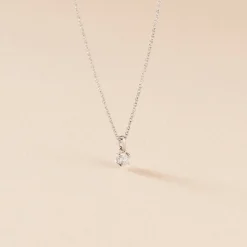 Collier Alexandra Or Blanc Diamant