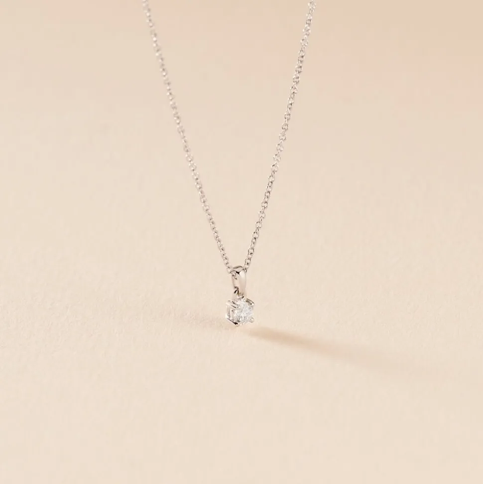 Collier Alexandra Or Blanc Diamant