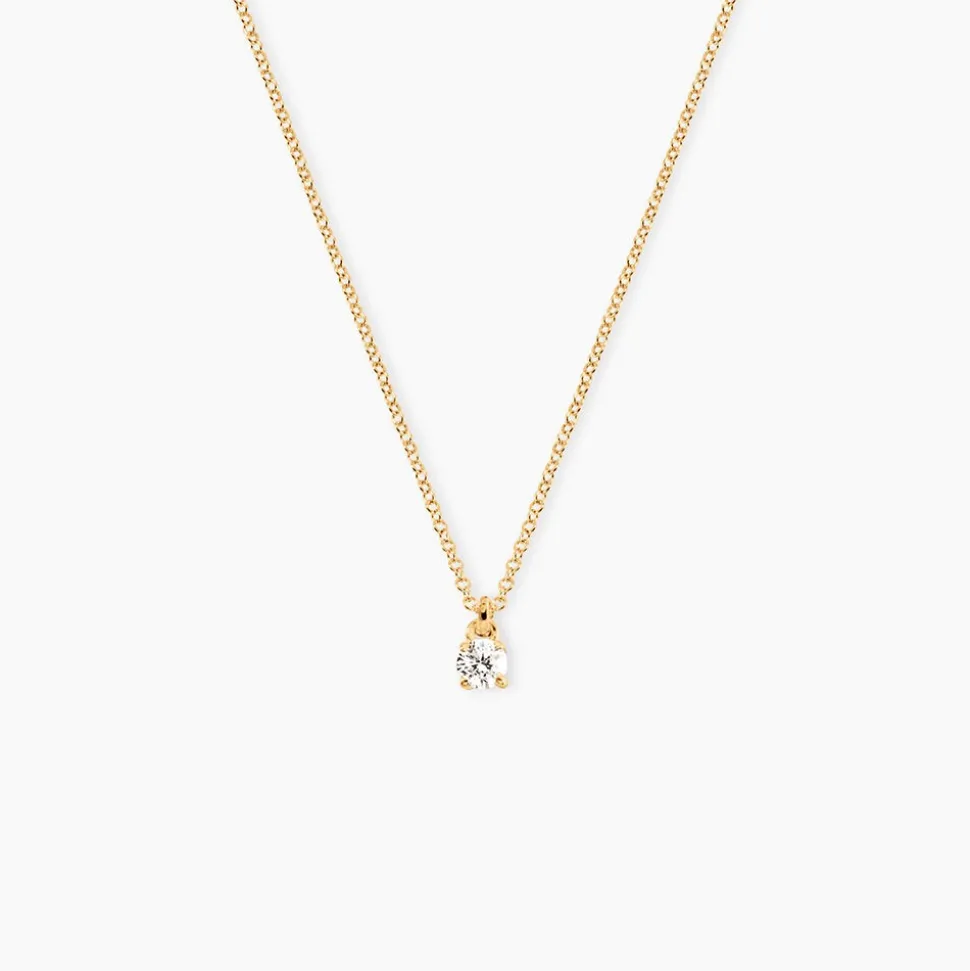 Collier Alexandra Or Jaune Diamant
