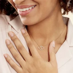Collier Alexandra Plaqué Or Jaune Oxyde De Zirconium