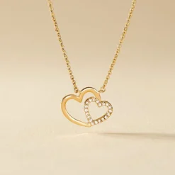 Collier Alexandra Plaqué Or Jaune Oxyde De Zirconium