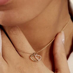 Collier Alexandra Plaqué Or Jaune Oxyde De Zirconium