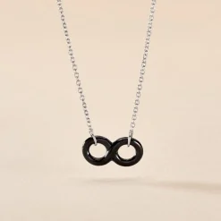 Collier Alicia Argent Blanc Céramique