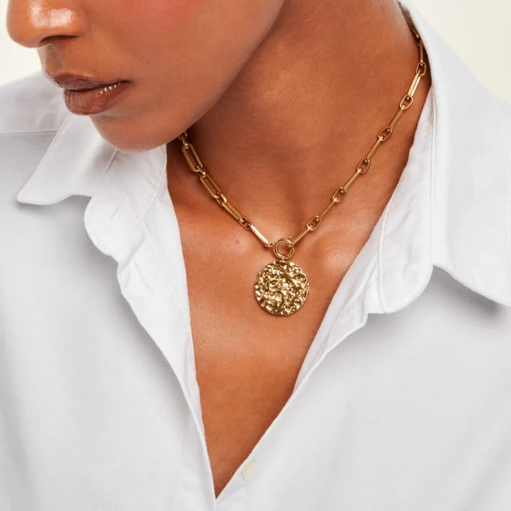 Marc Orian Colliers Fantaisie|Colliers > Collier Alixe Acier Jaune
