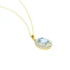 Marc Orian Colliers|Colliers Avec Pierres > Collier Allande Or Jaune Topaze Et Oxyde De Zirconium