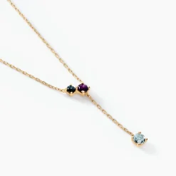 Marc Orian Colliers|Colliers Avec Pierres > Collier Amaranta Or Jaune Topaze Améthyste