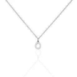 Collier Anh Argent Blanc