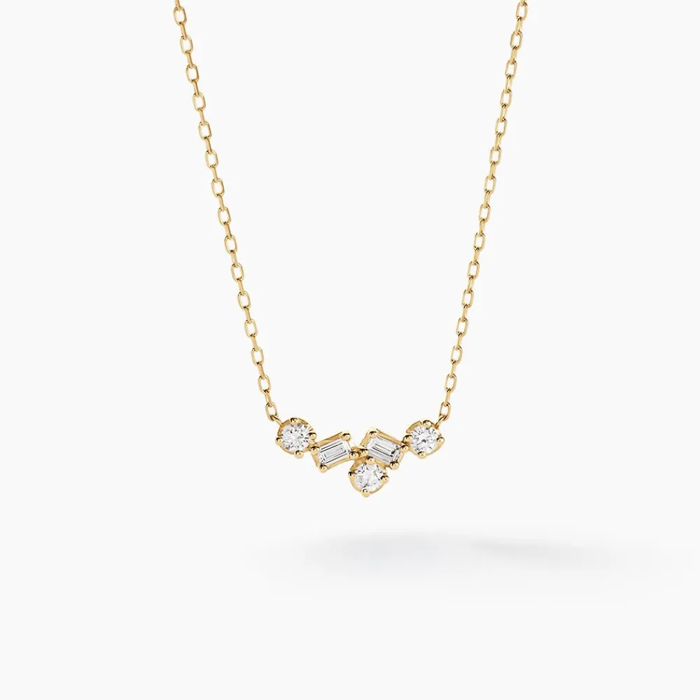 Marc Orian Colliers Diamant|Colliers > Collier Antigonus Or Jaune Diamant Synthétique