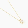 Marc Orian Colliers|Colliers Cœur > Collier Aodren Or Jaune Oxyde De Zirconium