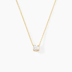Marc Orian Colliers Diamant|Colliers > Collier Aphrodite Ld Or Jaune Diamant Synthétique