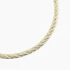 Marc Orian Colliers|Colliers Argent > Collier Argent Bicolore Akio