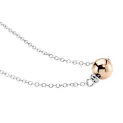 Collier Argent Bicolore Pelage
