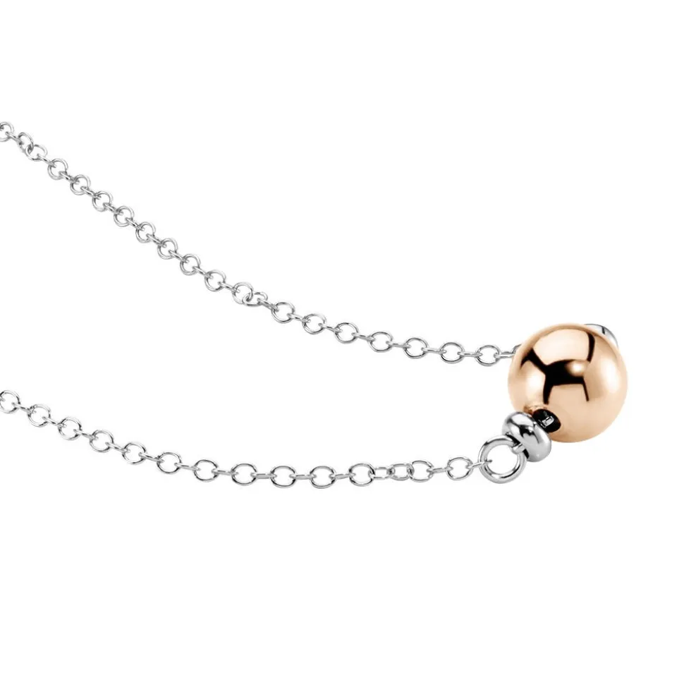 Collier Argent Bicolore Pelage