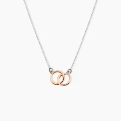 Collier Argent Bicolore Virgino
