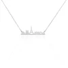 Collier Argent Blanc