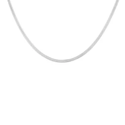 Collier Argent Blanc Alyona
