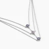 Marc Orian Colliers|Colliers Avec Pierres > Collier Argent Blanc Blossom Oxyde De Zirconium