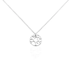 Marc Orian Colliers Fantaisie|Colliers Arbre De Vie > Collier Argent Blanc Boriennus