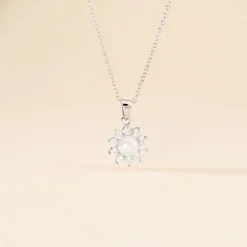 Marc Orian Colliers Fantaisie|Colliers > Collier Argent Blanc Cheri Perle De Culture Oxydes De Zirconium
