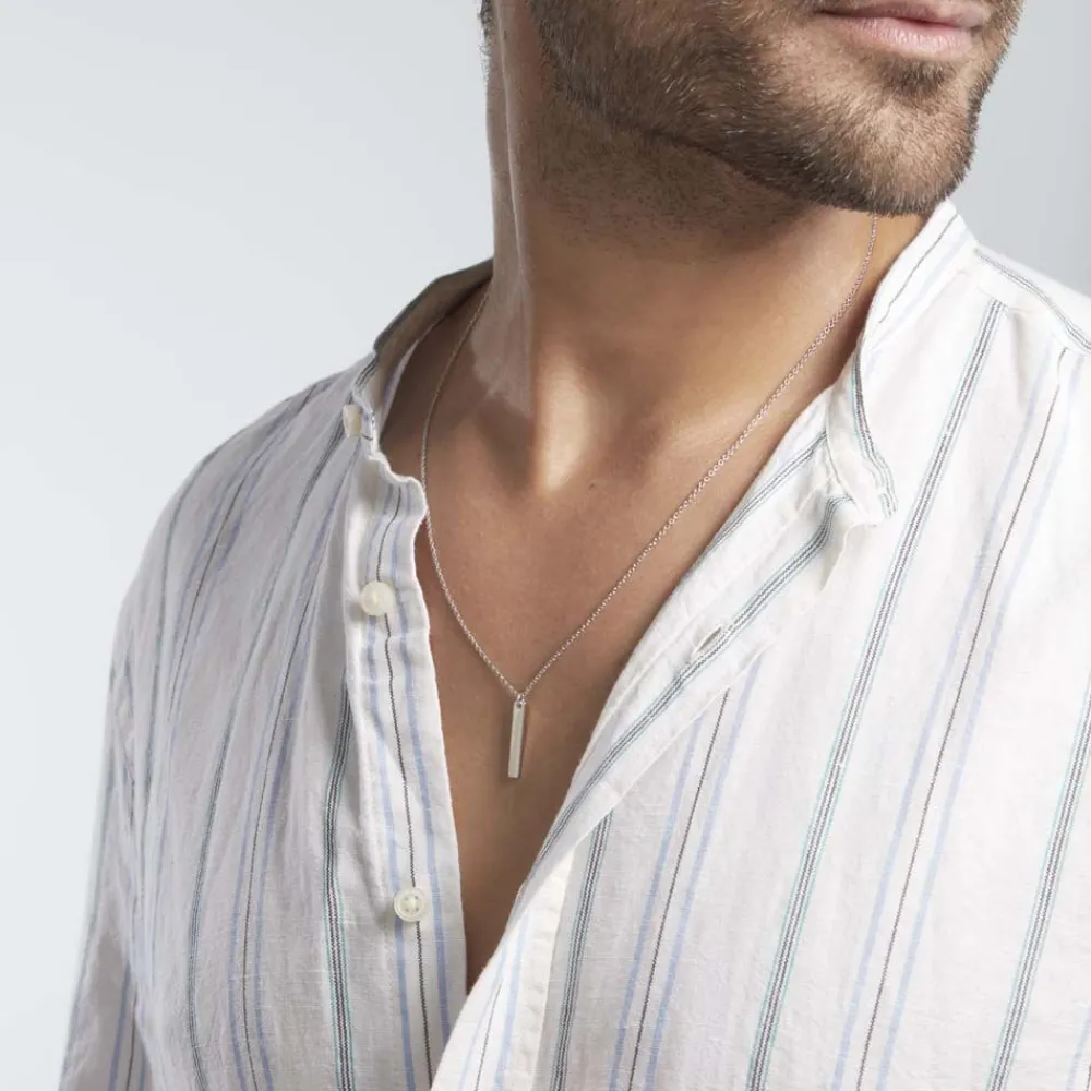 Marc Orian Colliers Fantaisie|Colliers > Collier Argent Blanc Fedor
