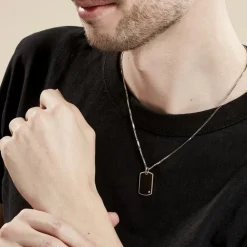 Marc Orian Colliers|Colliers Avec Pierres > Collier Argent Blanc Ilias Oxyde De Zirconium