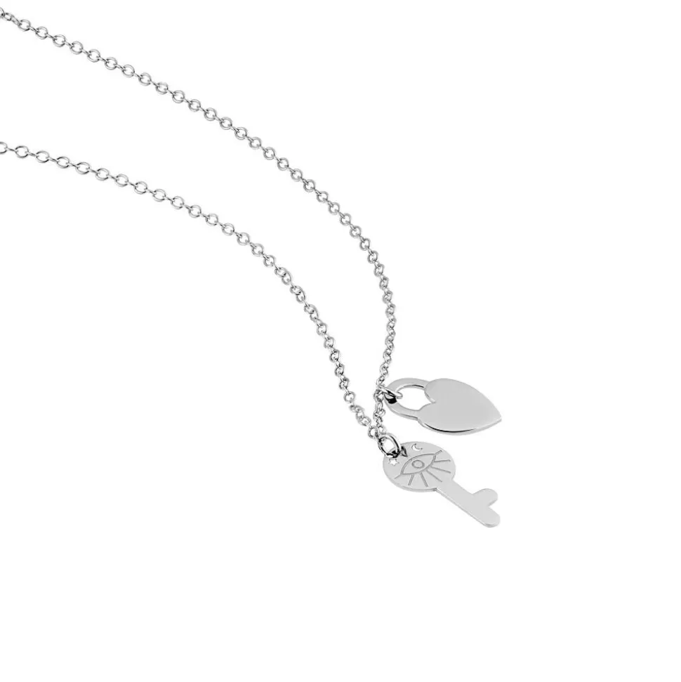 Collier Argent Blanc Jim