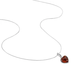 Collier Argent Blanc Karyl Ambre