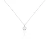 Collier Argent Blanc Lehunnus Oxyde De Zirconium