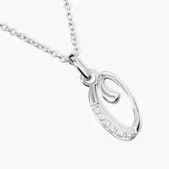 Collier Argent Fifi Oxydes De Zirconium