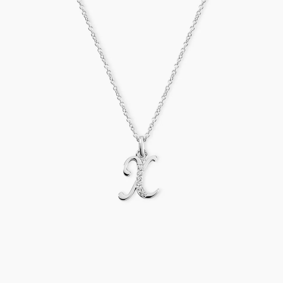 Collier Argent Fifi Oxydes De Zirconium