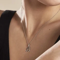 Collier Argent Fifi Oxydes De Zirconium