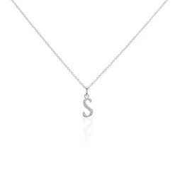 Collier Argent Fifi Oxydes De Zirconium