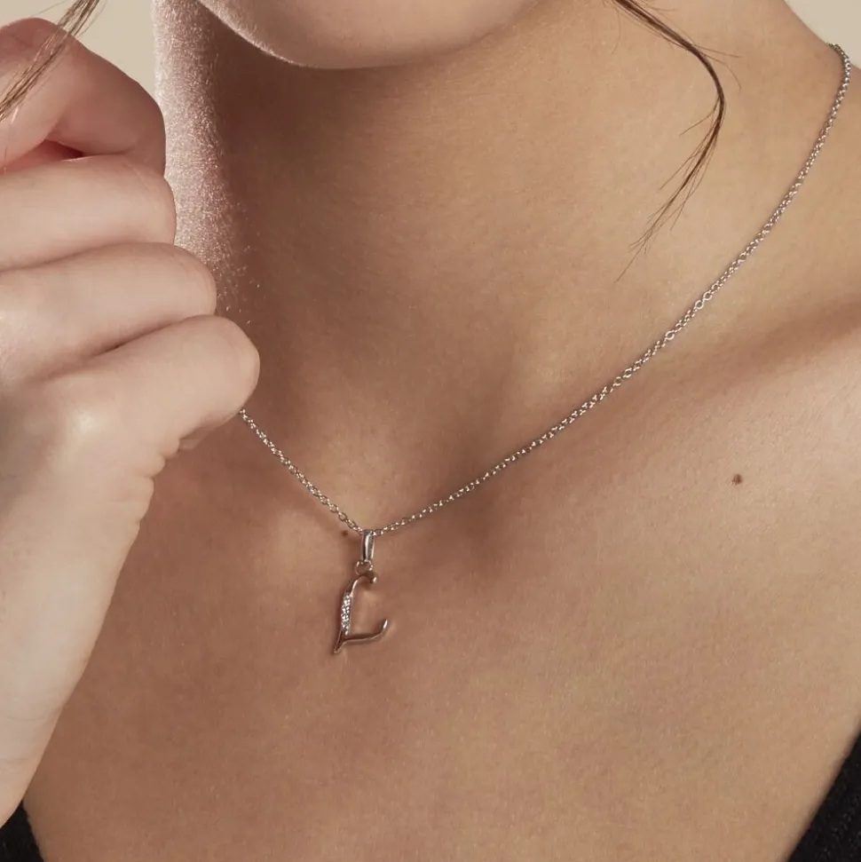 Collier Argent Fifi Oxydes De Zirconium