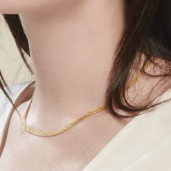 Marc Orian Colliers Fantaisie|Colliers > Collier Argent Jaune Carola