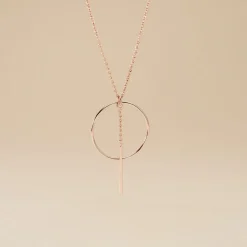 Collier Argent Rose Enissa