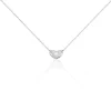 Collier Argent Santiago Oxydes De Zirconium