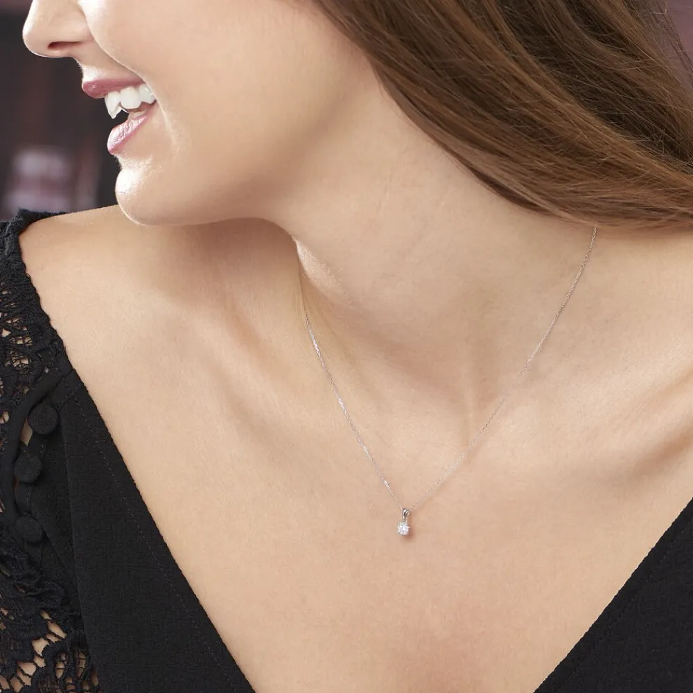 Marc Orian Colliers Diamant|Colliers > Collier Artemis Or Blanc Diamant