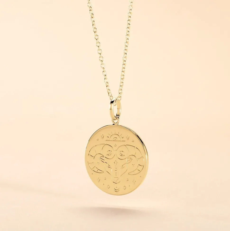 Collier Astro Plaqué Or