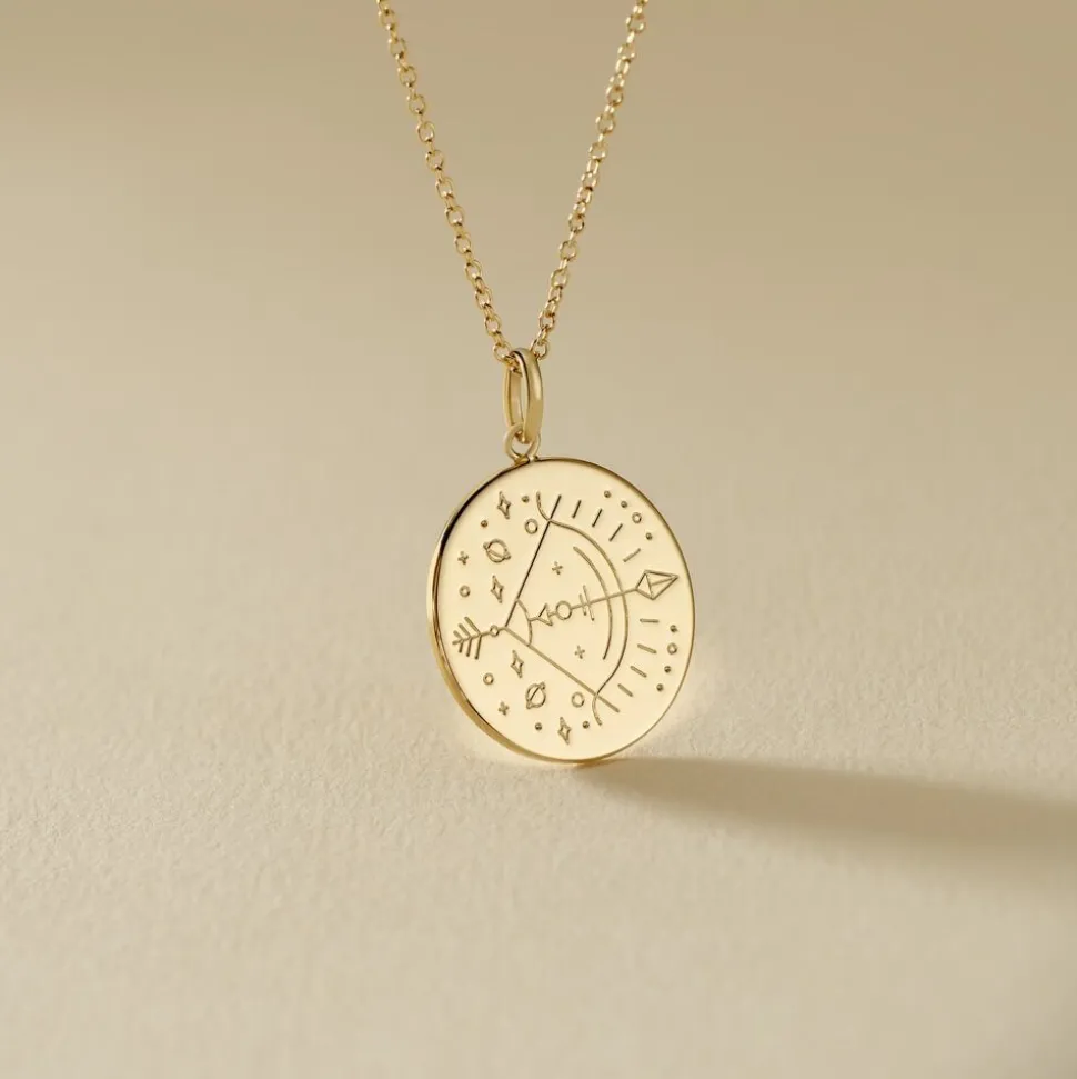 Collier Astro Plaqué Or