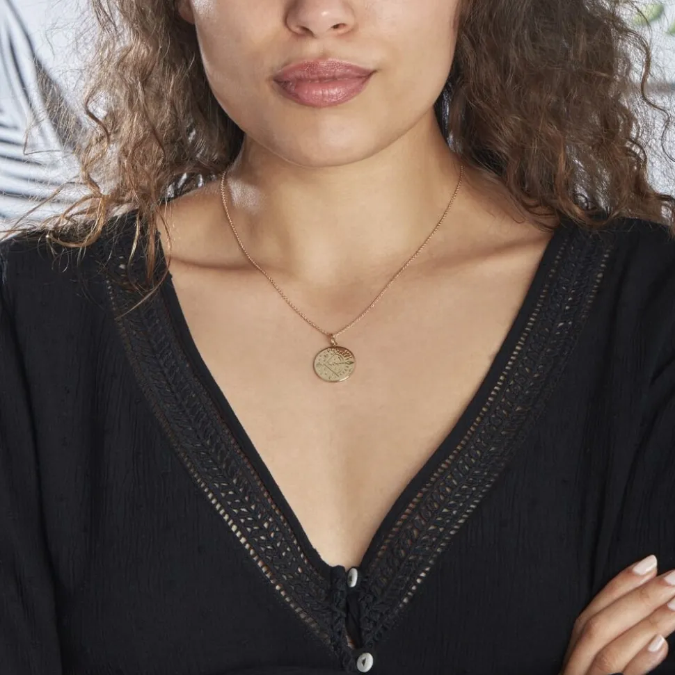 Collier Astro Plaqué Or