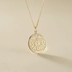 Collier Astro Plaqué Or