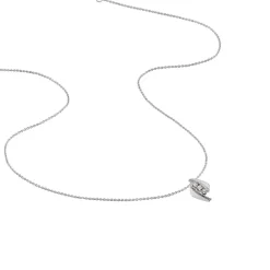Collier Asya Or Blanc Diamant