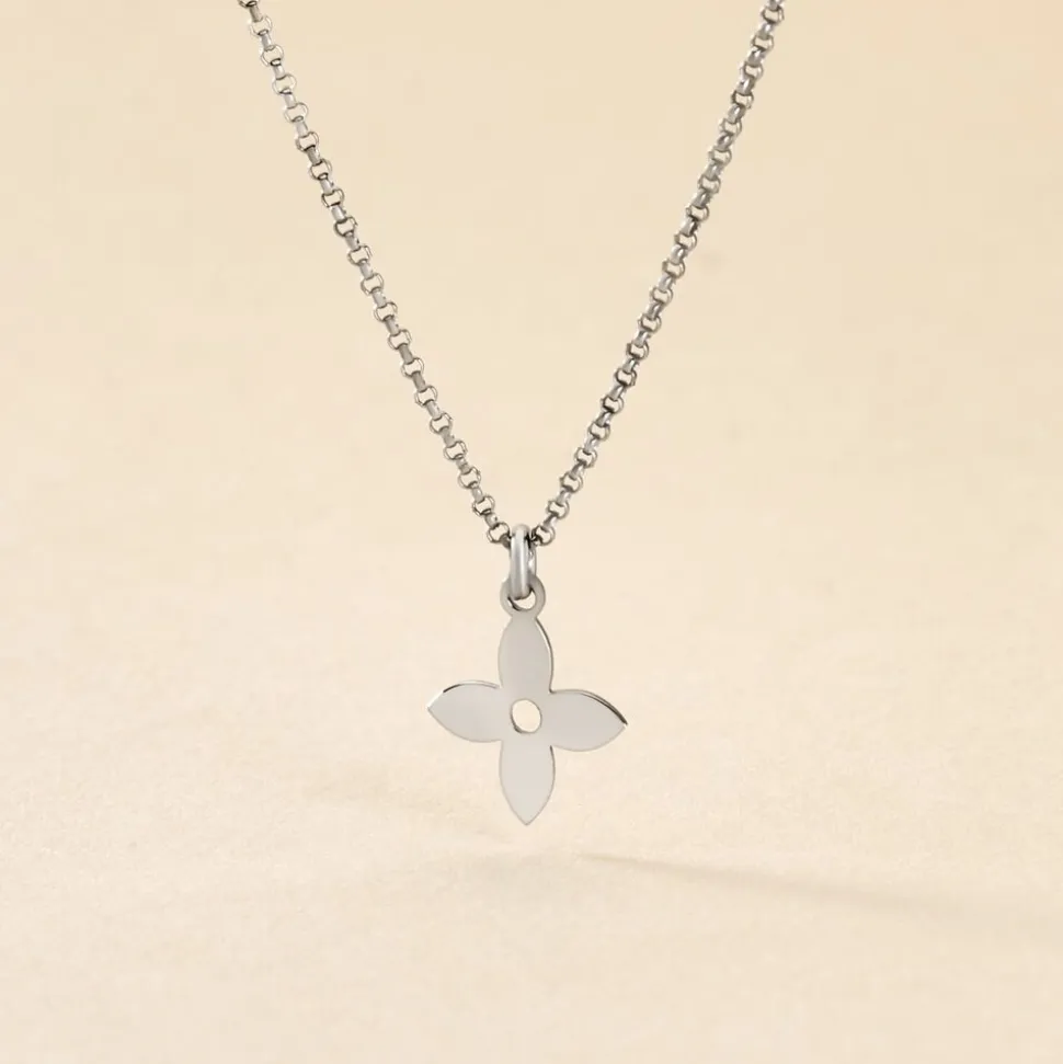 Collier Avra Argent Blanc