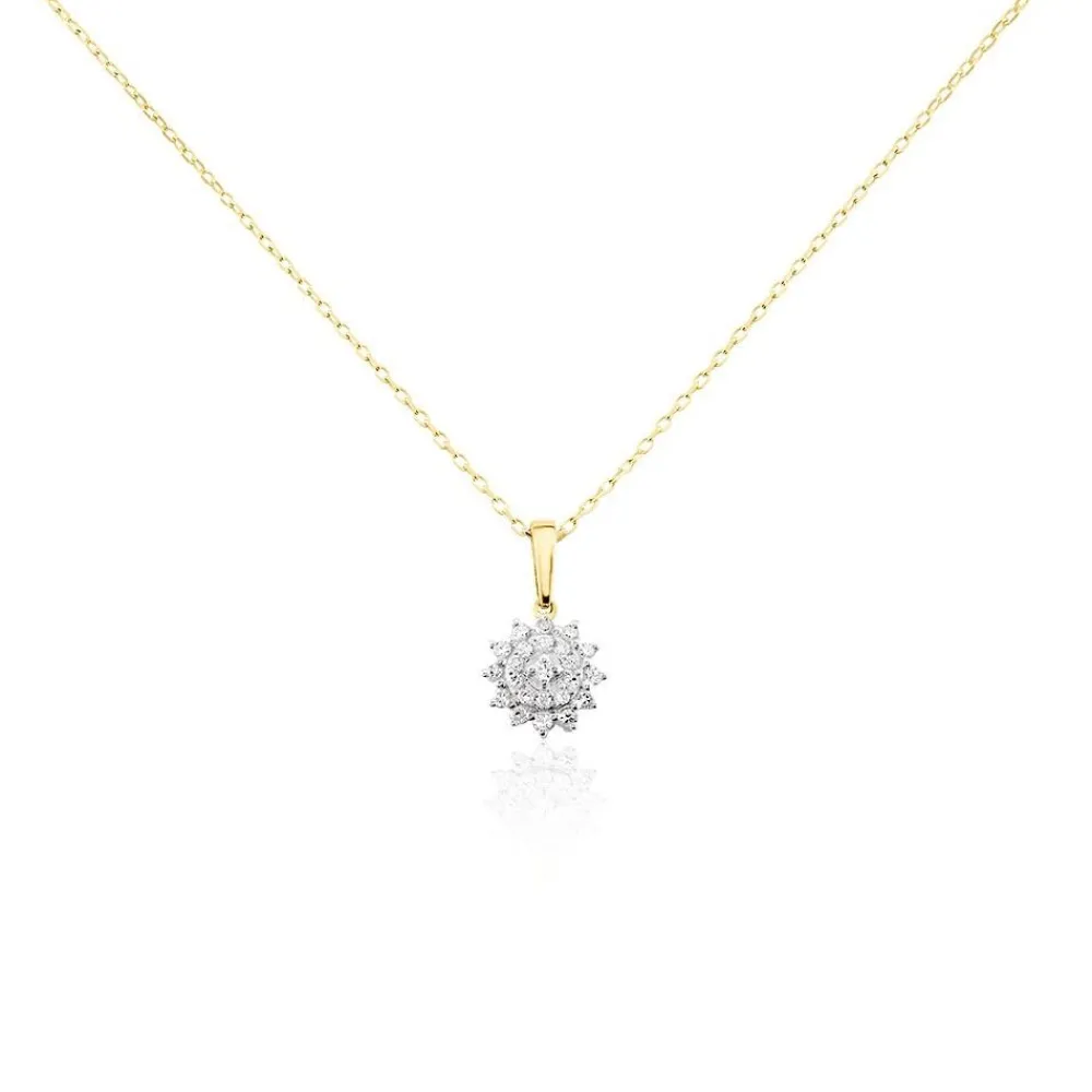 Marc Orian Colliers Diamant|Colliers > Collier Barbra Or Jaune Diamant