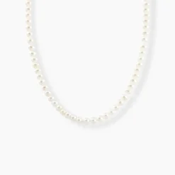Collier Baroque Or Jaune Perle De Culture