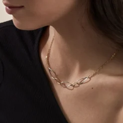 Collier Benedicte Or Bicolore