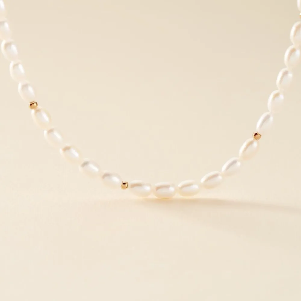 Marc Orian Colliers|Colliers Avec Pierres > Collier Billes Or Jaune Perle De Culture