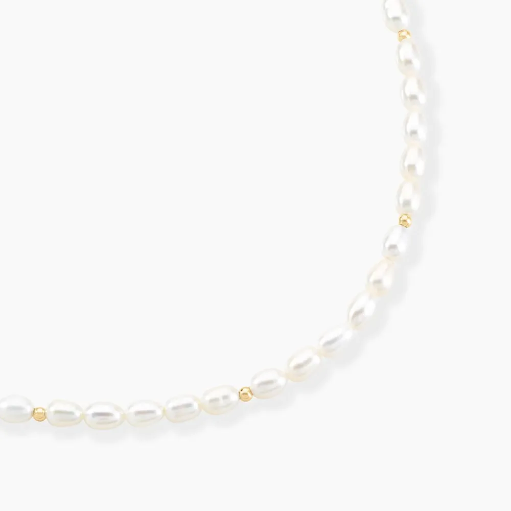 Marc Orian Colliers|Colliers Avec Pierres > Collier Billes Or Jaune Perle De Culture