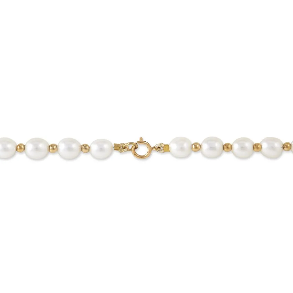 Marc Orian Colliers|Colliers Avec Pierres > Collier Billes Or Jaune Perle De Culture