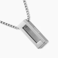 BOSS BIJOUX Colliers|Colliers Acier Inoxydable > Collier Boss Candor Acier Blanc